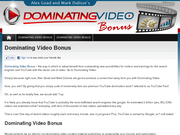 www.dominatingvideobonus.org