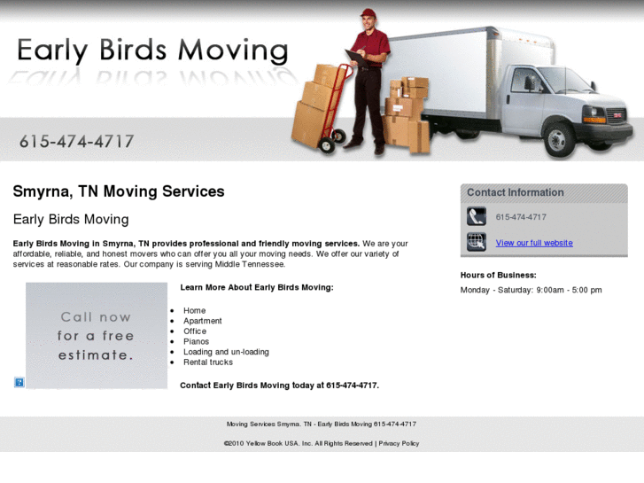 www.earlybirdsmoving.com