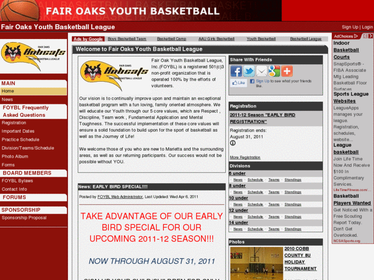 www.fairoaksyouthsports.com