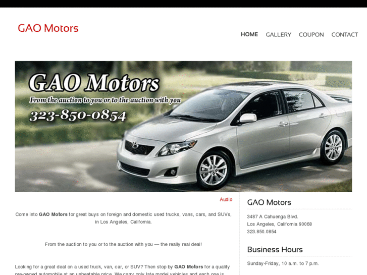 www.gaomotors.net