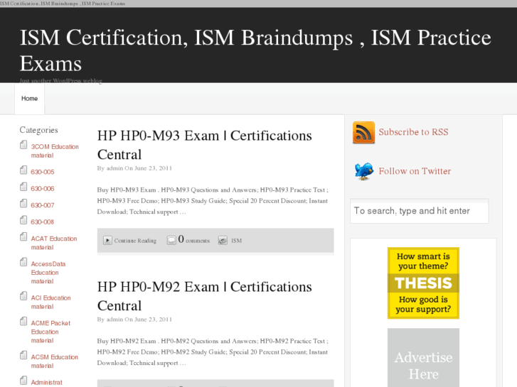 www.ism-exams.com