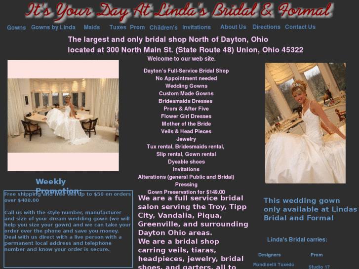 www.lindasbridalandformal.com