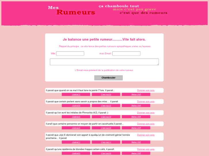 www.mesrumeur.com