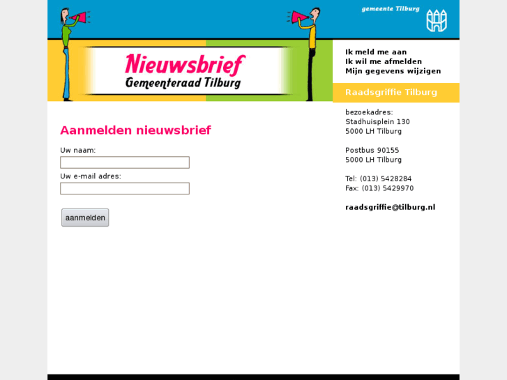 www.nieuwsbriefgemeenteraadtilburg.nl