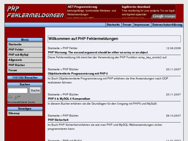 www.php-fehlermeldungen.de