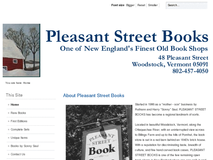 www.pleasantstreetbooks.com