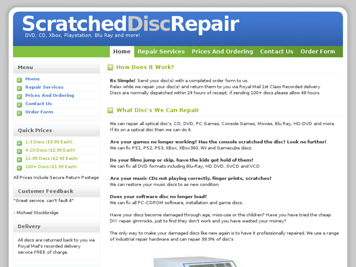 www.scratcheddiscrepair.net