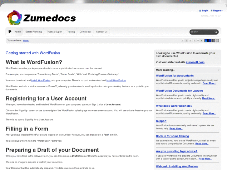 www.zumedocs.com