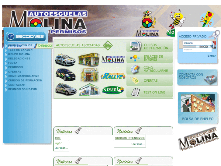 www.autoescuelamolina.com