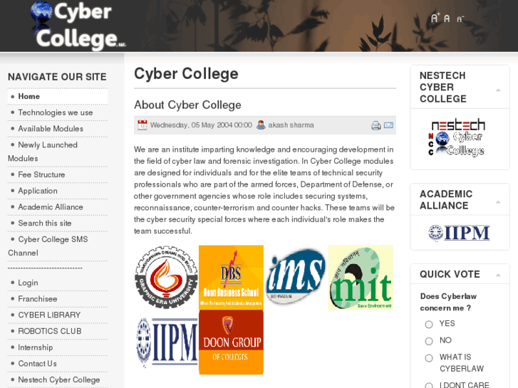 www.cybercollege.asia