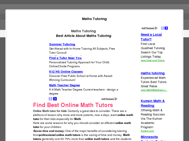 www.mathstutoring.org