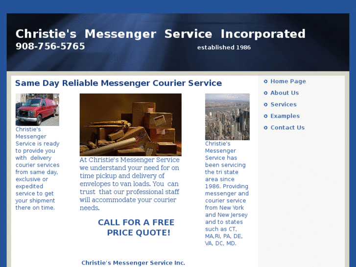 www.christiesmessengerservice.com