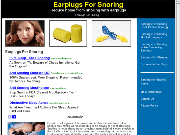 www.earplugsforsnoring.com