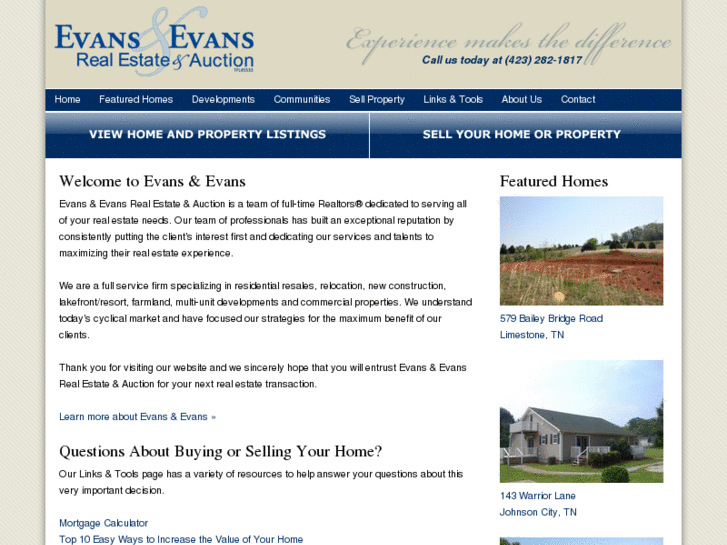 www.evansandevansrealestate.com