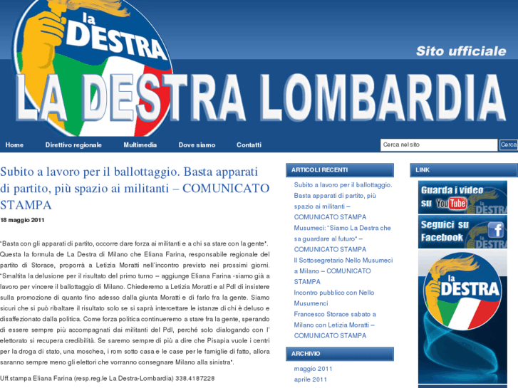 www.ladestralombardia.com