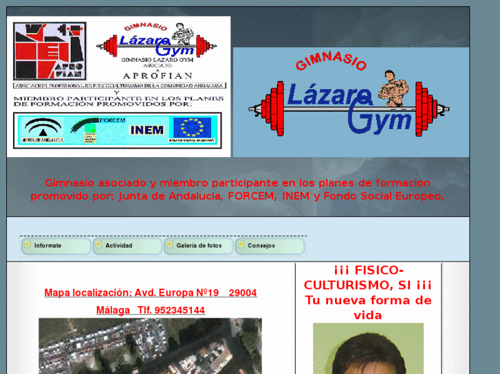 www.lazarogym.es