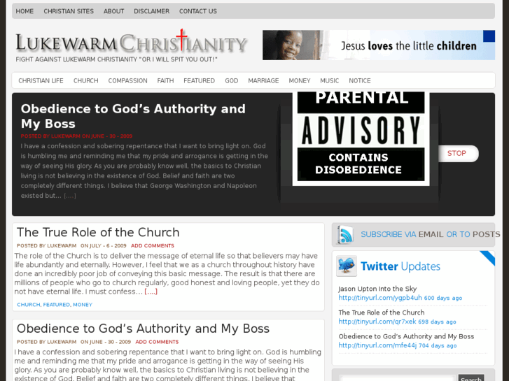 www.lukewarmchristianity.com