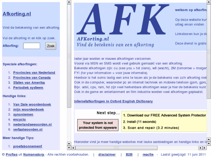 www.afkortingen.com