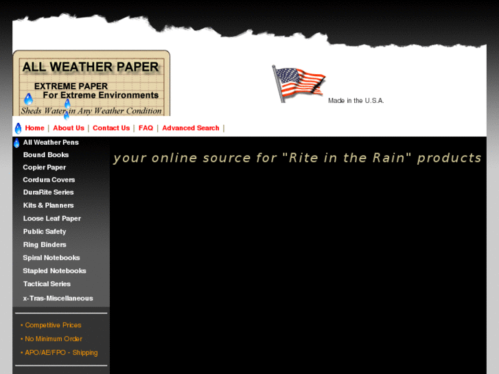 www.allweatherpaper.com