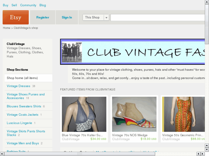 www.clubvintagefashions.com