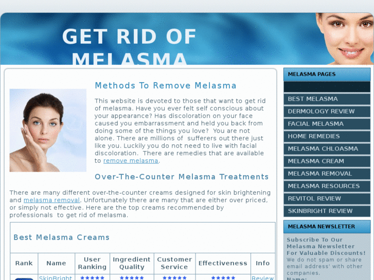 www.getridofmelasma.com