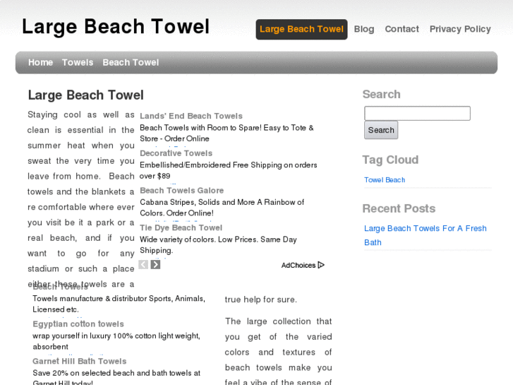 www.largebeachtowel.org