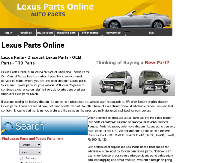 www.lexuspartsonline.com