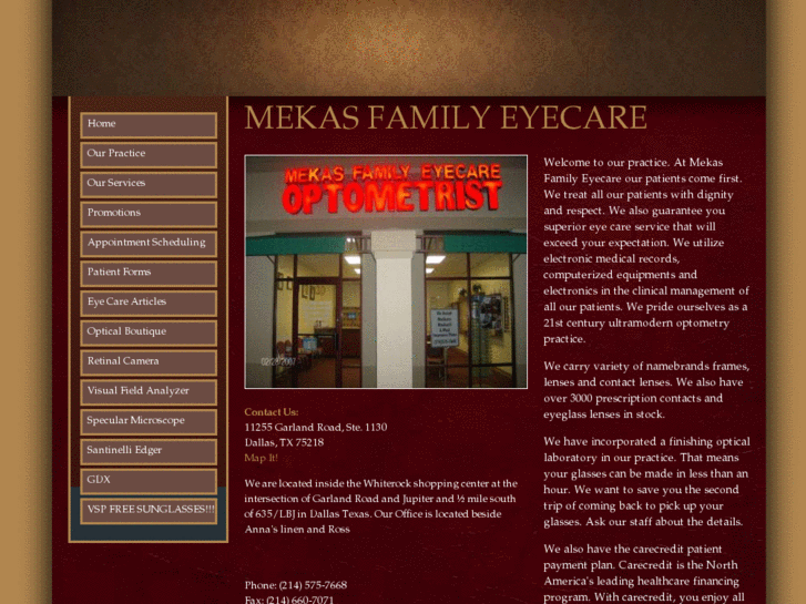 www.mekasfamilyeyecare.com