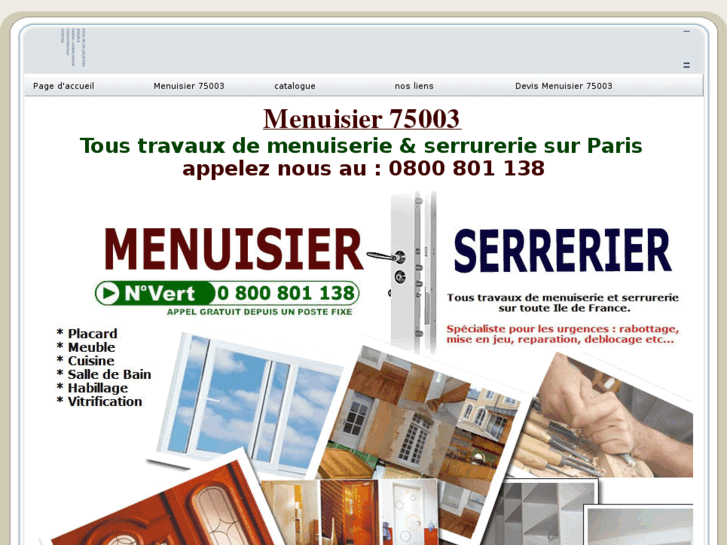 www.menuisier75003.net