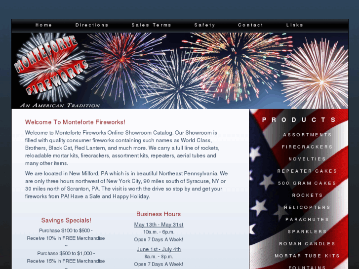 www.montefortefireworks.com