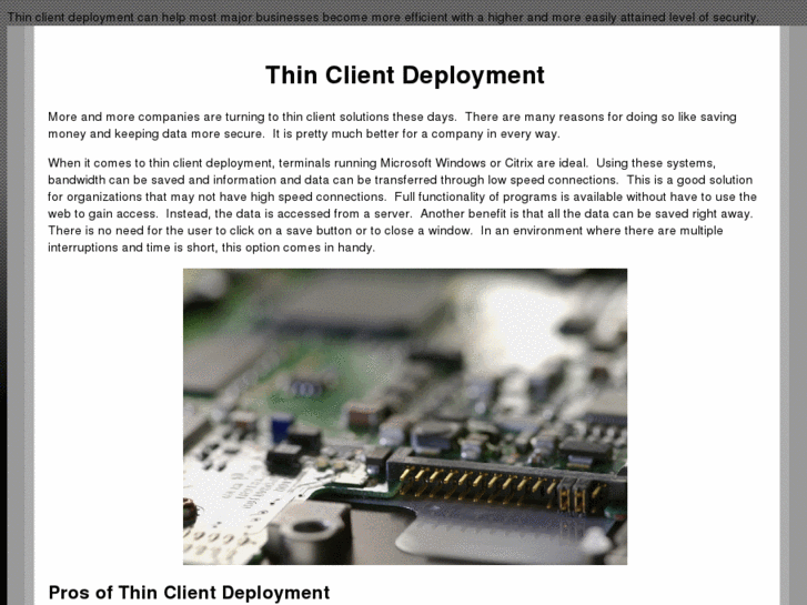 www.thinclientdeployment.com