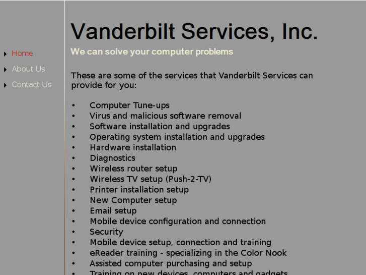 www.vanderbiltservices.com