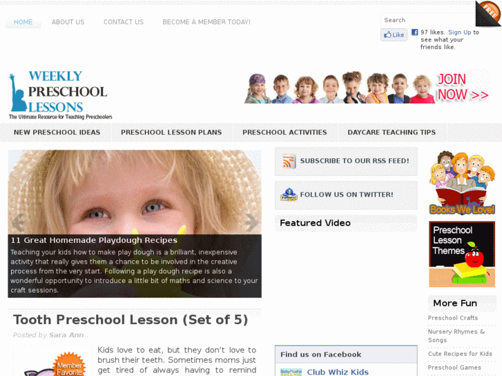 www.weeklypreschoollessons.com