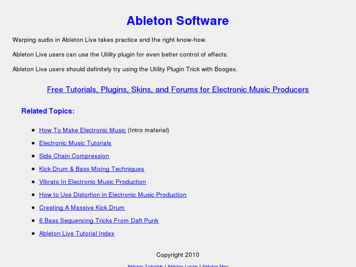 www.abletonsoftware.net