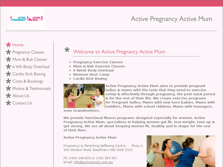 www.activepregnancy.com.au