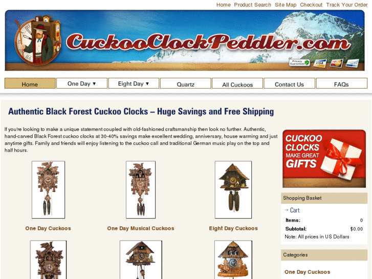www.cuckooclockpeddler.com