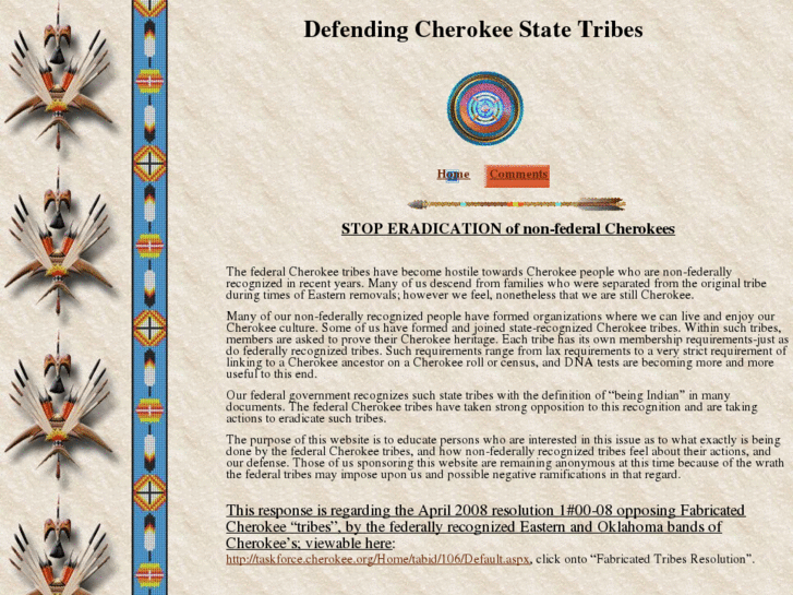 www.defending-cherokee-state-tribes.com