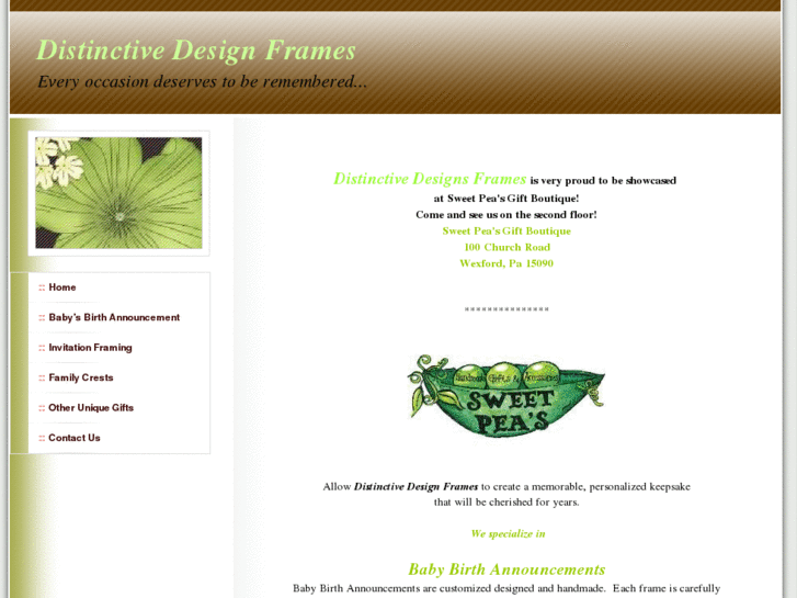 www.distinctivedesignframes.com