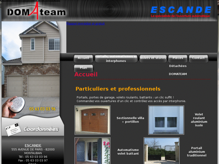 www.domateam-escande-automastisme.com