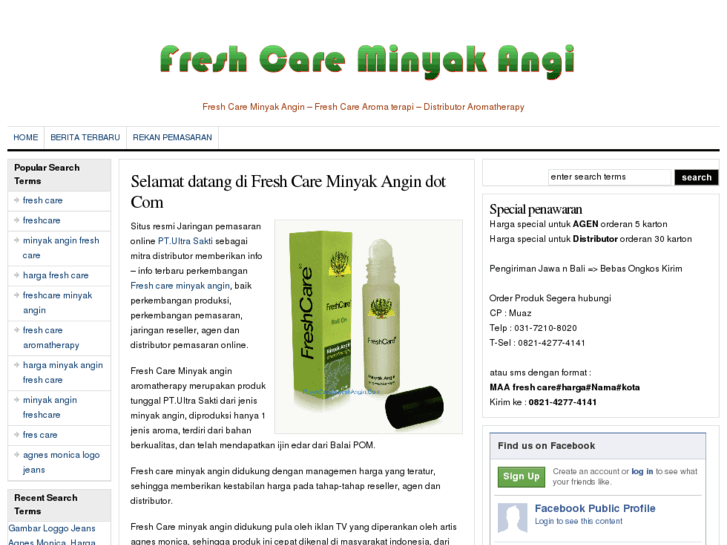 www.freshcareminyakangin.com