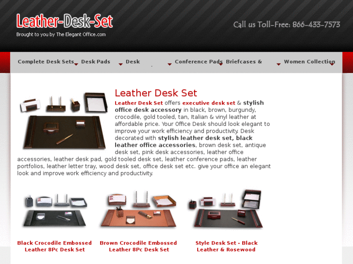 www.leather-desk-set.net