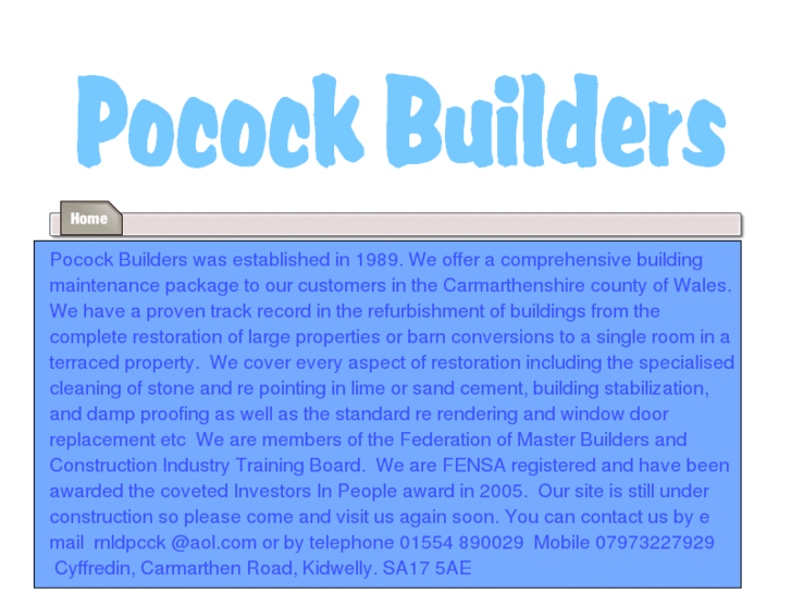 www.pocockbuilders.com