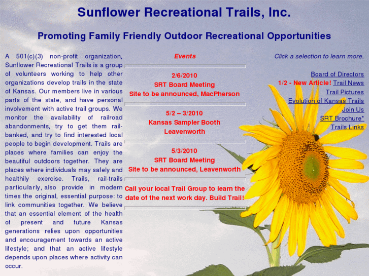 www.sunflowertrails.org