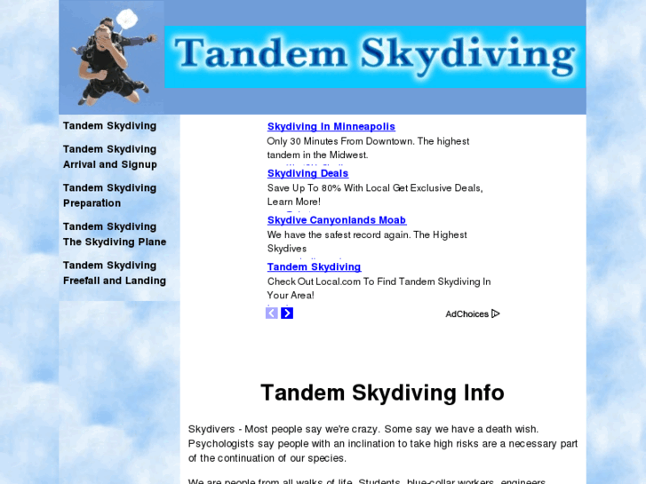 www.tandemskydivinginfo.com