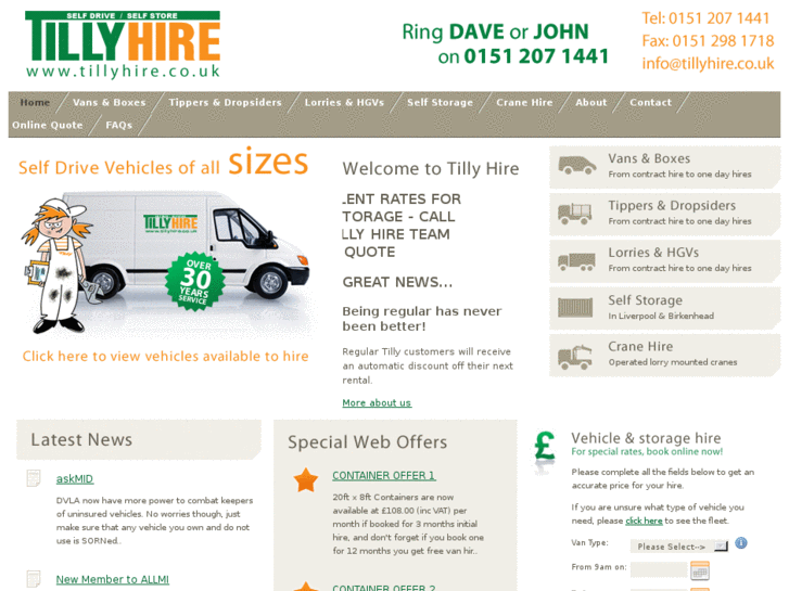 www.tillyhire.co.uk