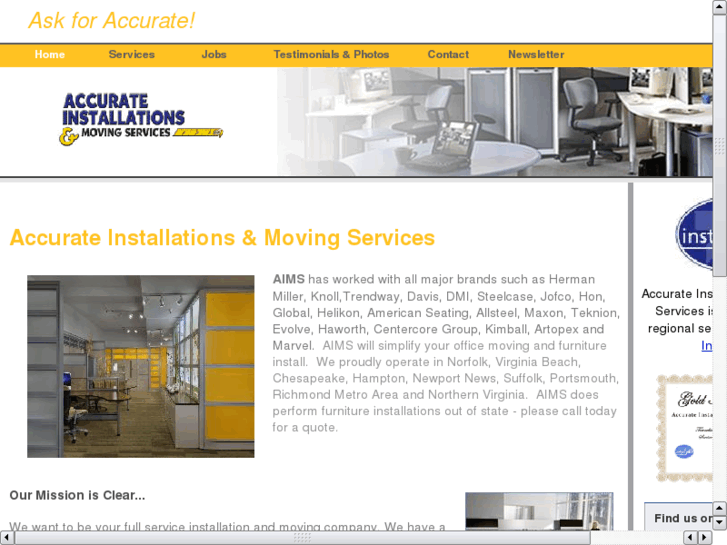 www.accurateinstallationsandmovingservices.com