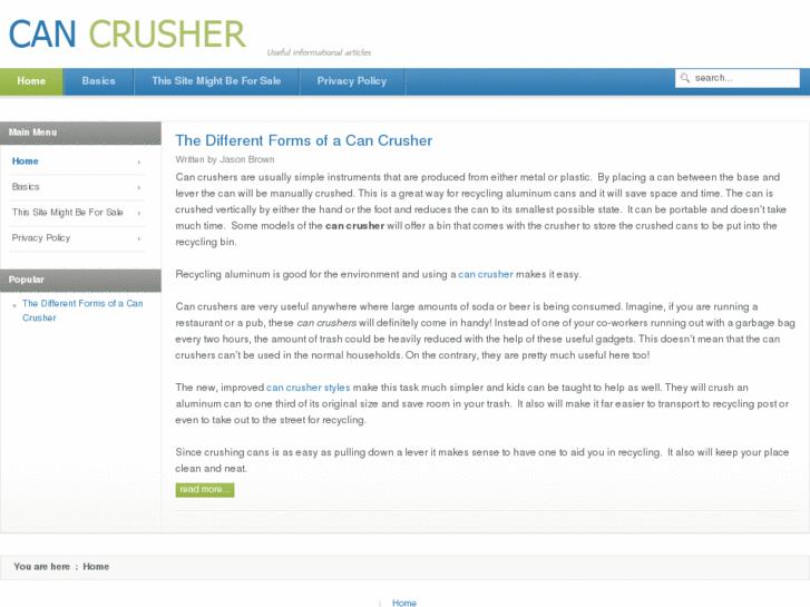 www.cancrusher.org