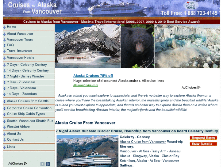 www.cruisestoalaskafromvancouver.com