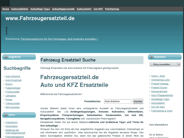 www.fahrzeugersatzteil.de