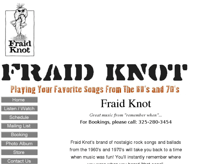 www.fraidknotmusic.com